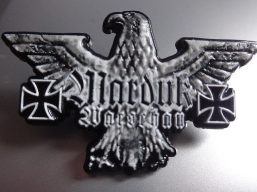 Marduk metal pin - metal, badge