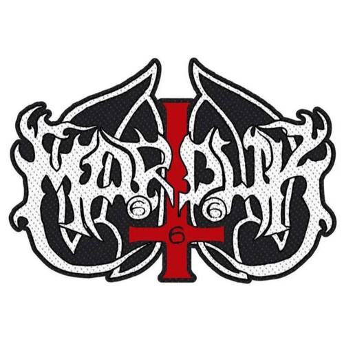 Marduk patch logo red cross - red,