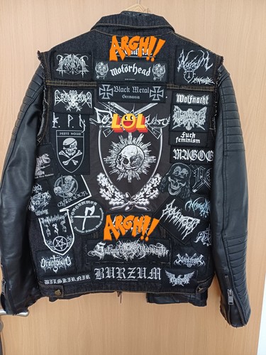 Black metal kutte l - metal,