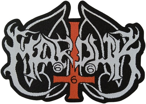 Marduk logo cut - marduk, patch